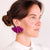 JAR Paris titanium purple "Fan" earrings JAR