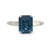 GIA 2.84 carat no heat sapphire diamond platinum ring Jack Weir & Sons