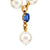 Verdura 5.60 carat sapphire south sea pearl 18k yellow gold Y drop necklace Verdura