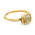 Georgian style 3 carat old mine diamond 18k yellow gold solitaire ring Jack Weir & Sons