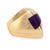 Vintage sugilite 14k yellow gold cocktail ring Jack Weir & Sons