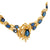 Vintage 13.30 total weight sapphire diamond 14k yellow gold cocktail necklace Jack Weir & Sons