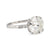 Art Deco GIA 2.66 carat transitional cut diamond platinum engagement ring Jack Weir & Sons