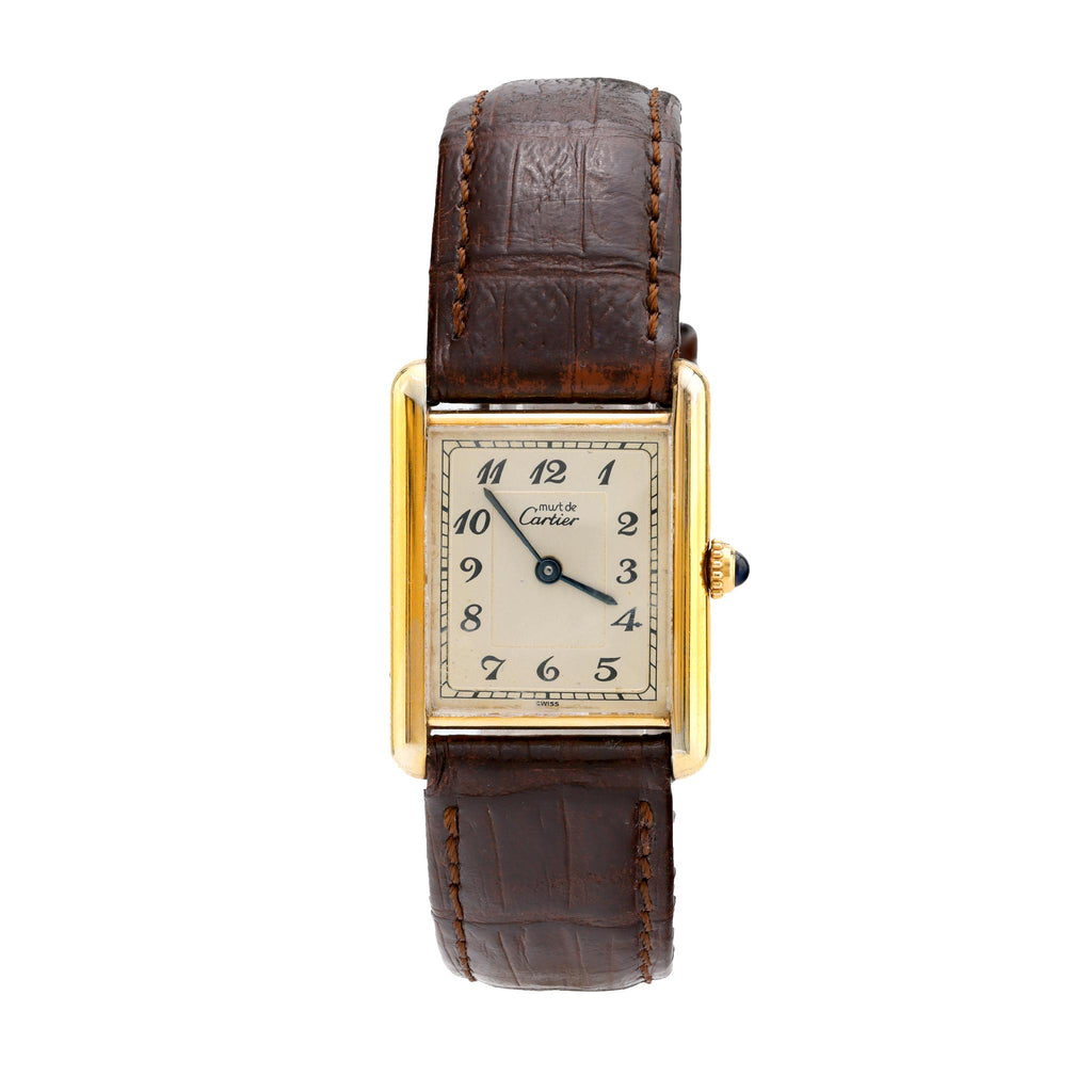 Cartier Paris gold plated Tank watch Cartier