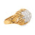 Boucheron Paris 3.20 carat total weight diamond 18k yellow gold Dome ring Boucheron