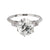 GIA 2.79 carat old European cut diamond platinum engagement ring Jack Weir & Sons