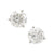 GIA 4.06 carat total weight diamond 18k white gold stud earrings Jack Weir & Sons