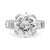 GIA 5.02 carat round brilliant cut diamond platinum engagement ring Jack Weir & Sons