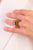 Retro emerald 18k yellow gold ring Jack Weir & Sons