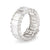 Modern 8 carat total weight diamond platinum eternity band Jack Weir & Sons