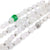 Modern diamond jade 18k white gold bracelet Jack Weir & Sons