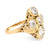 Antique GIA 3.40 carat total weight diamond 14k yellow gold five stone ring Jack Weir & Sons