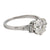 Art Deco GIA 2.08 carat old European cut diamond platinum engagement ring Jack Weir & Sons