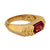 Bvlgari pink tourmaline 18k yellow gold ring Bvlgari