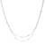 Antique style 3.38 carat total weight diamond by the yard platinum necklace