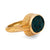 Zolotas vintage bloodstone 18k yellow gold intaglio ring Zolotas