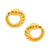 Zolotas vintage 22k yellow gold hoop earrings Zolotas