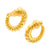 Zolotas vintage 22k yellow gold hoop earrings Zolotas