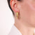 Zolotas vintage 18k yellow gold ram hoop earrings Zolotas