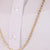 Vintage 18k yellow gold mariners link chain necklace Jack Weir & Sons