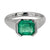 GIA 2.80 carat Colombian emerald platinum ring Jack Weir & Sons