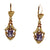 Victorian amethyst 18k yellow gold earrings Jack Weir & Sons