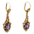 Victorian amethyst 18k yellow gold earrings Jack Weir & Sons