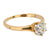 Victorian GIA .88 carat old mine cut diamond 14k yellow gold engagement ring Jack Weir & Sons