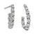 Vintage Tiffany & Co. diamond platinum hoop earrings