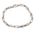 Vintage Italian 14k white gold link bracelet