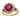 Victorian AGL 3.60 carat Burma no heat ruby diamond 18k yellow gold cluster ring