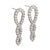 Vintage 4.60 carat diamond platinum earrings