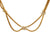 Vintage 3.20 carat diamond 18k yellow gold rope necklace