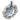 Mid Century 9.20 carat aquamarine diamond 18k white gold pendant