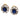 Edwardian GIA 3.45 carat sapphire diamond 18k yellow gold and silver earrings