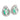 French GIA 8.76 carat Colombian emerald diamond platinum cluster earrings Jack Weir & Sons
