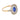 Edwardian sapphire diamond 18k yellow gold and platinum ring Jack Weir & Sons