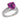 GIA 4.16 carat pink sapphire diamond 14k white gold ring Jack Weir & Sons