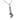 French white and black pearl 18k white gold necklace Jack Weir & Sons