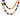 Vintage gemstone 18k yellow gold necklace Jack Weir & Sons
