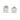 GIA 2.17 carat total weight diamond 14k white gold stud earrings
