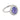 Vintage 2.45 carat tanzanite diamond 14k white gold cluster ring Jack Weir & Sons