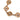 Retro diamond 10k rose gold flower bracelet Jack Weir & Sons