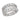 Modern 2.75 carat diamond 18k white gold band
