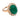 GIA 14 carat emerald diamond 14k yellow gold cluster ring Jack Weir & Sons