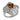 Vintage GIA 1.90 carat fancy orange-brown diamond ballerina ring