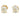 GIA 2.02 carat total weight diamond 14k yellow gold stud earrings