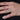 Mid Century round brilliant and baguette cut diamond platinum ring