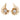 Retro 1.40 carat old European cut diamond 14k yellow gold spray earrings