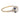 Art Deco diamond sapphire 18k white gold engagement ring